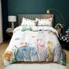 2025 Luxury New 3D Print Animal Duvet Cover Set Queen Cute African Animal Twin Bedding Set Colorful Jungle Animals Zoo Party
