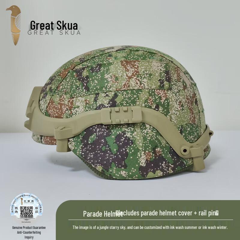Great Skua Fiberglass Tactical Helmet with Rail and Liner