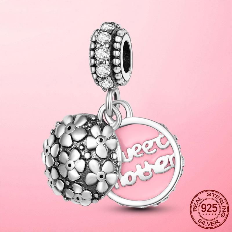 Follow Heart Compass Dangle Charms Beads Pendant Copper Fit Original Bracelets Bangle Diy For Jewelry Making