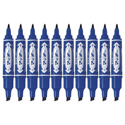 Zebra Pen Blue 10 Pieces Oil-based Hi-Mackie B-MO-150-MC-BL