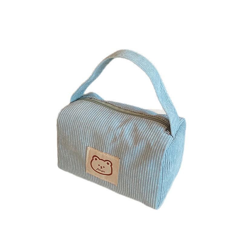 Cosmetic Bags for Women Plush Cute Handbag Summer Fashion Soft Comfortable Large Capacity Trendy Handbag for Women Organizer