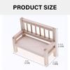 Doll House Zakka Model Realistic Dollhouses Benches Chair Realistic Play Chair Realistic 1:12 Model Mini Size Toy