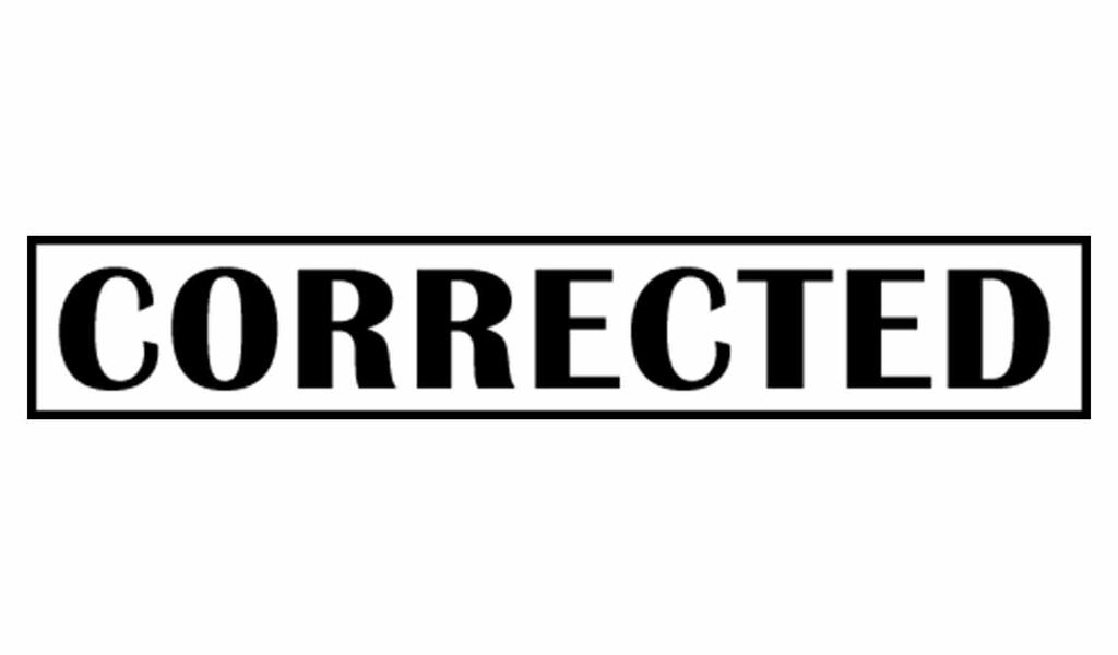 Printtoo Corrected Self Inking Rubber Stamp Pre-Inked Office Stamp- Home Office Business Stationery, Black- 42 X 9
