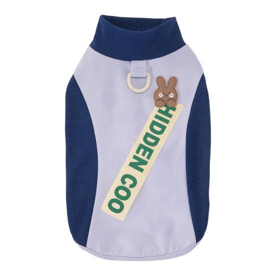 

Dog T-Shirt Breathable Pet Vest Summer Dog Clothes Color Block Puppy Tee Shirt with D-Ring for Small Dogs S