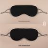 Breathable Ice Silk Double-Sided Blackout Eye Mask with Ear Hook