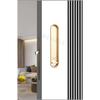 Pocket Door Wooden Sliding Door Lock Sliding Door Lock With Side Handle Balcony Kitchen Bathroom Invisible Door Hook Lock