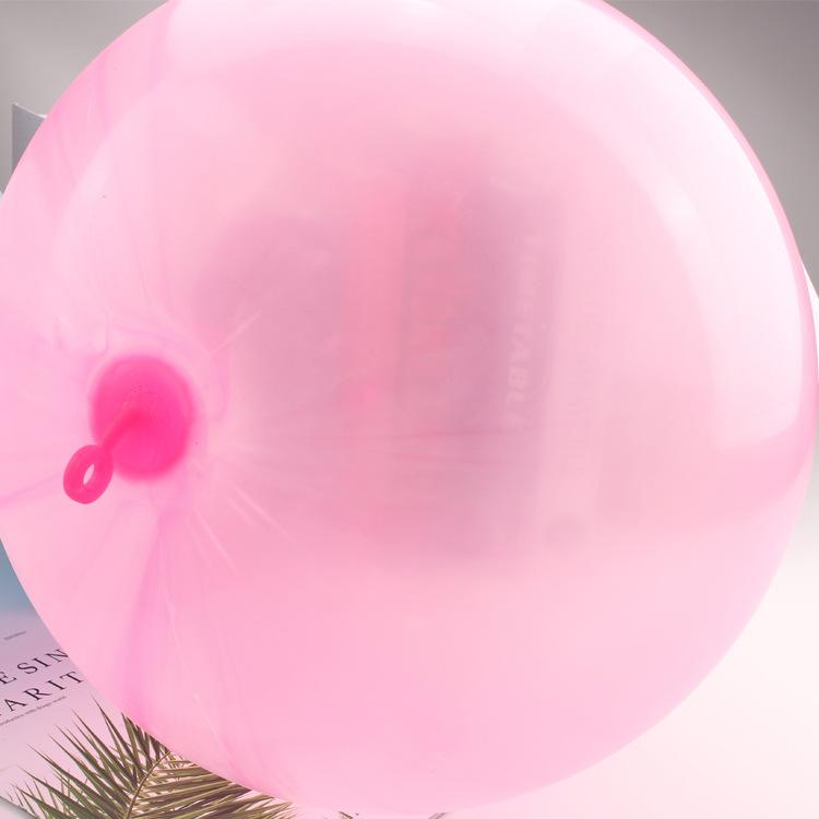 Bubble Ball Large Inflatable Balloon TPR Decompression Toy Bubble Water Inlet Blowing Ball