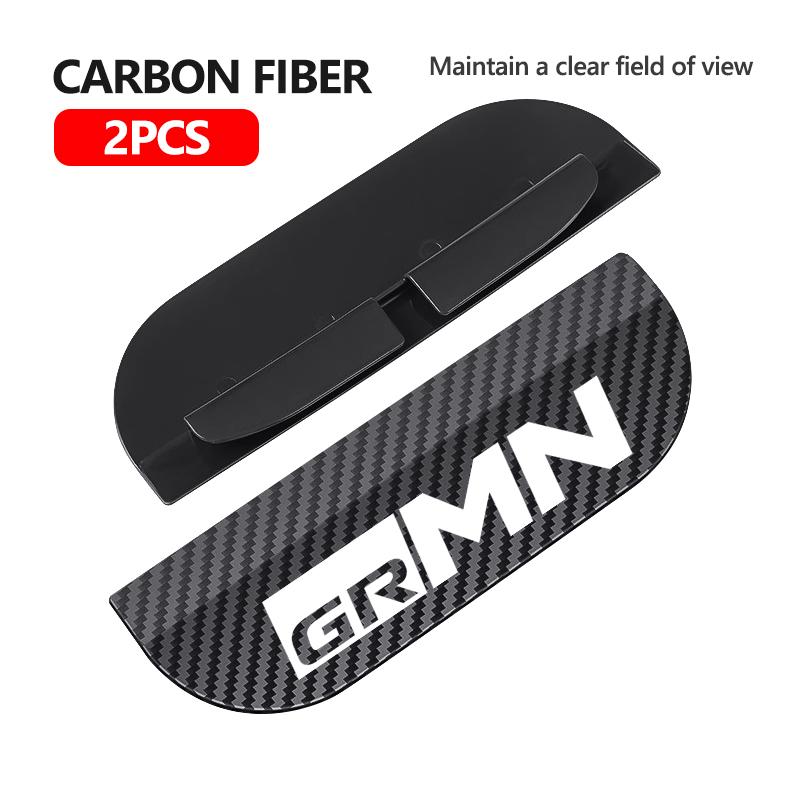 

For Toyota Carbon Fiber Snap-On Car Rearview Mirror Rain Eyebrow GR Land Cruiser RAV4 Camry Fortuner Venza Highlander