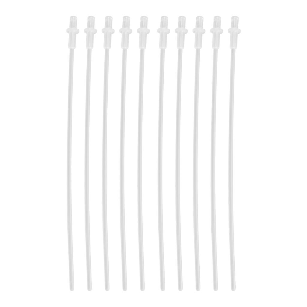 50PCS 10in Artificial Insemination Rod Transparent Disposable Insemination Tube for Dog Sheep