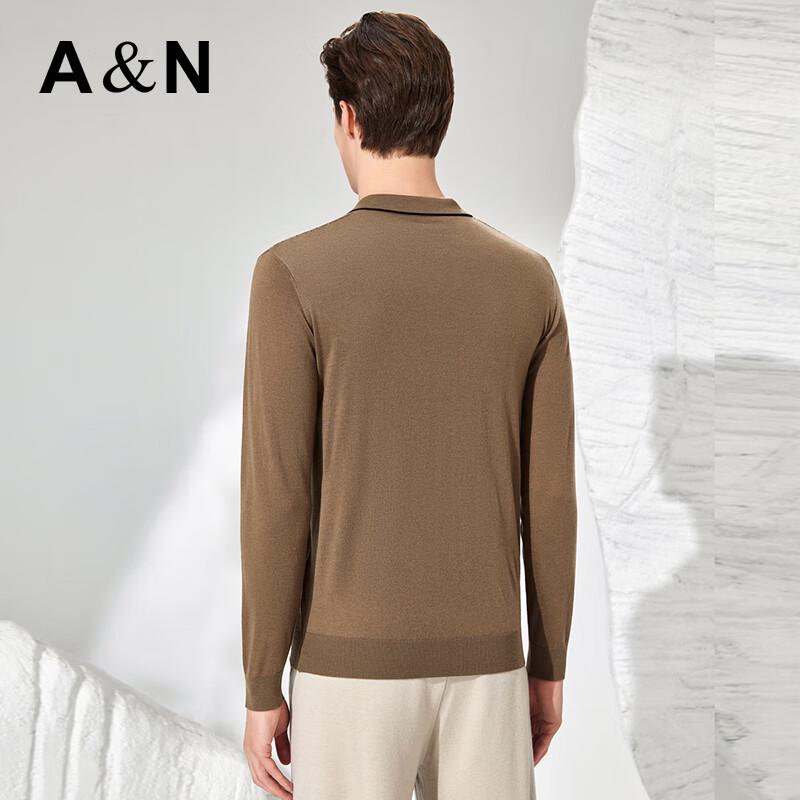 Antonio Men's Cashmere Silk Blend Long-Sleeve Knit Polo