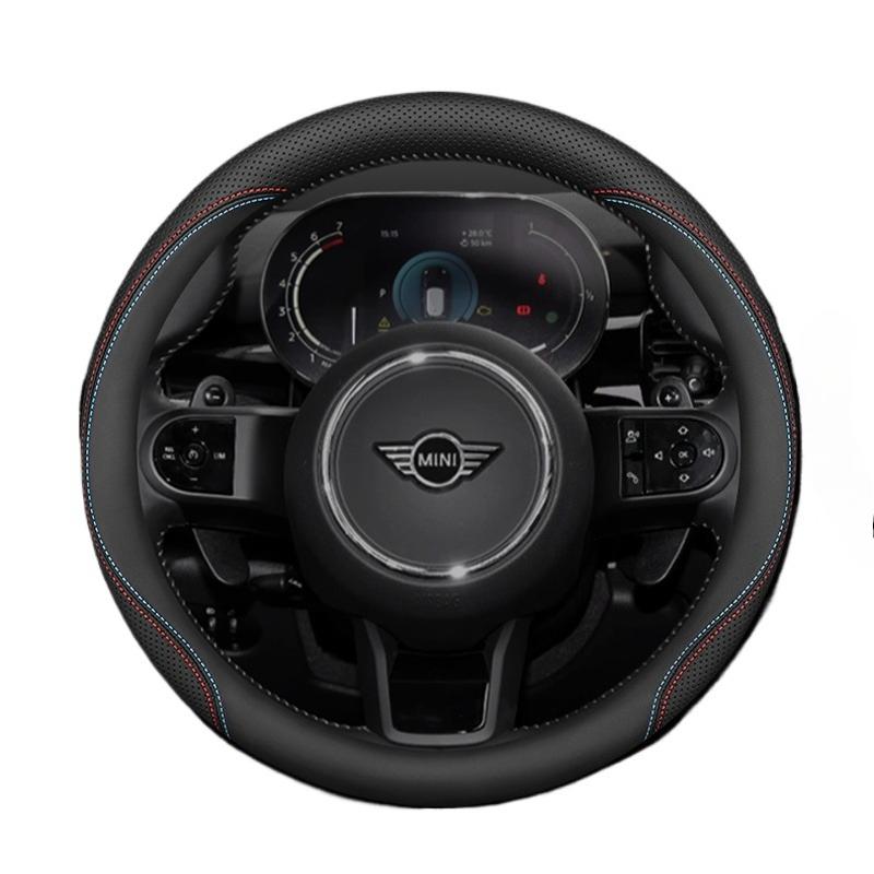 Leather Car Steering Wheel Cover for BMW Mini GT 164 R50 R56 R53 R55 F60 F54 R60 Countryman Cooper U25 Accessories