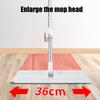 Large Flat Mop with Replacement Clothes 360 Rotation Wet Dry Cleaning Spacious Coverage Flat Mop Household Cleaning Tool