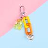 Key Holder Crystal Bear Key Chains Mobile Phone Chain Bag Pendant Decoration Korean Style Key Ring