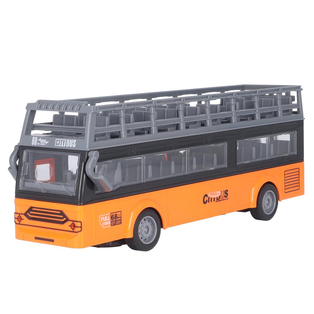 Remote Control Bus Electronic 4 Channels Opening Doors Acceleration Function RC Double Decker Bus