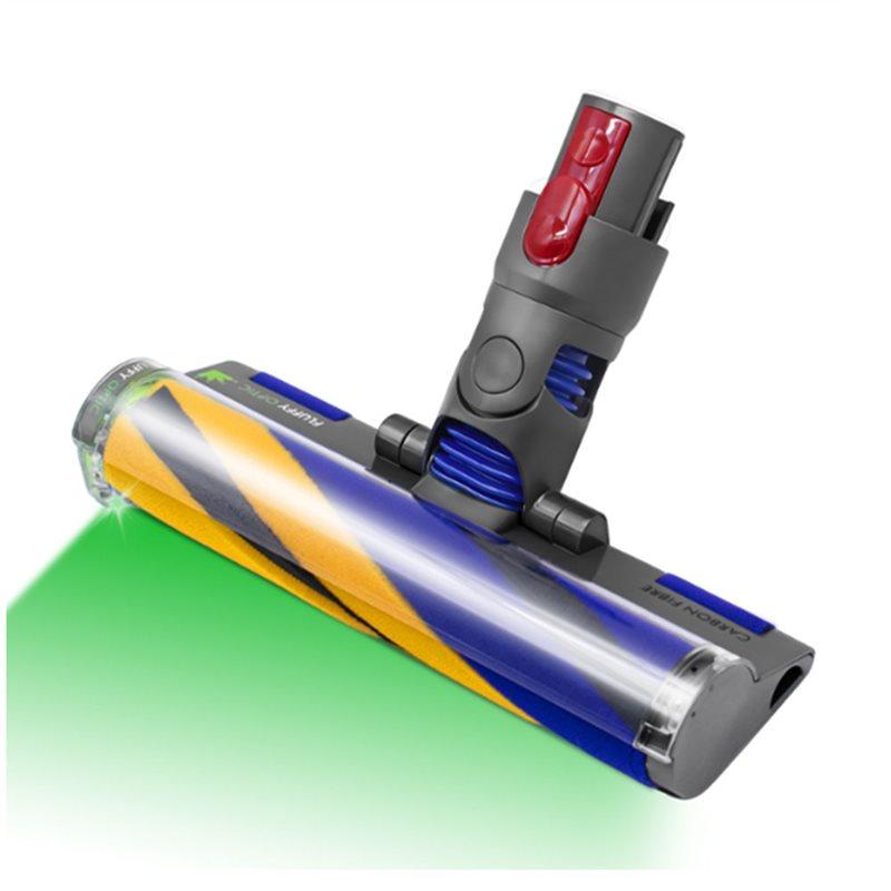 A78E-Soft Roller Cleaner Head For Dyson V15 V11 V1 V8 V7, Illuminating Dust And For Hard Floors Vacuum