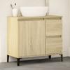Vidaxl Badezimmerschrank, Sonoma-Eiche, 65X33X60 Cm