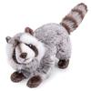 Lilizzhoumax Raccoon Plush Realistic and Cute Animal Christmas and Birthday Gift for Boys and Garden Home 50cm Tail Toy, Pillow, Fluffy, Soft,