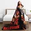 Halloween He Is Gonna Get You Knitted Blanket Flannel Michael Myers Super Soft Throw Blanket for Bed Bedspread