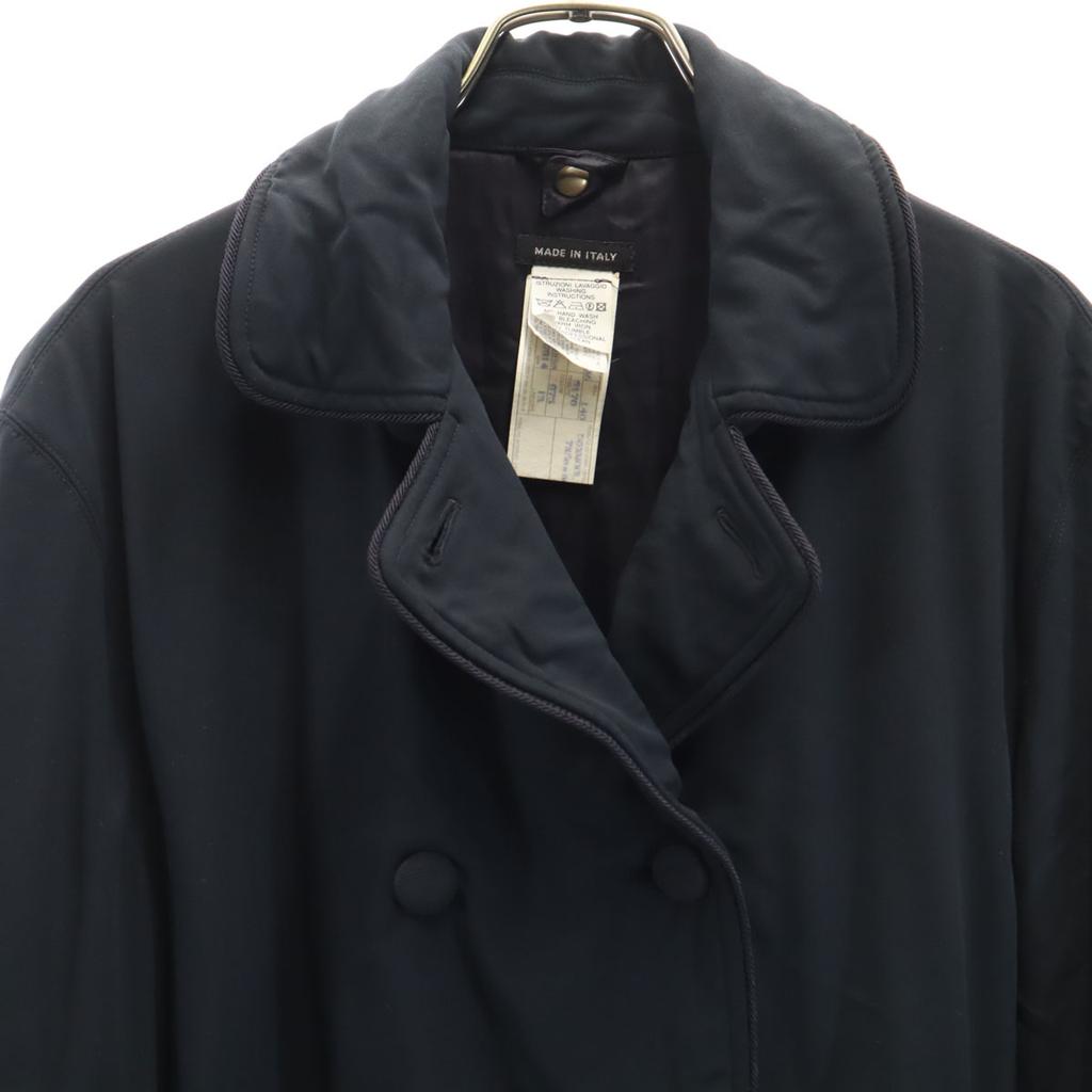 Giorgio Armani 90s Made In Italy Old Coat 40 Navy Women Used