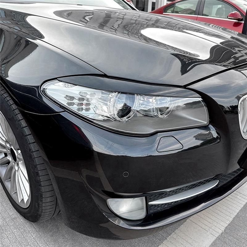 M63K - Pre BMW radu 5 F10 F11 začiatok 2011-2014 Kryt predného svetlometu Ozdobná lišta Kryt obočia Dekoračná nálepka