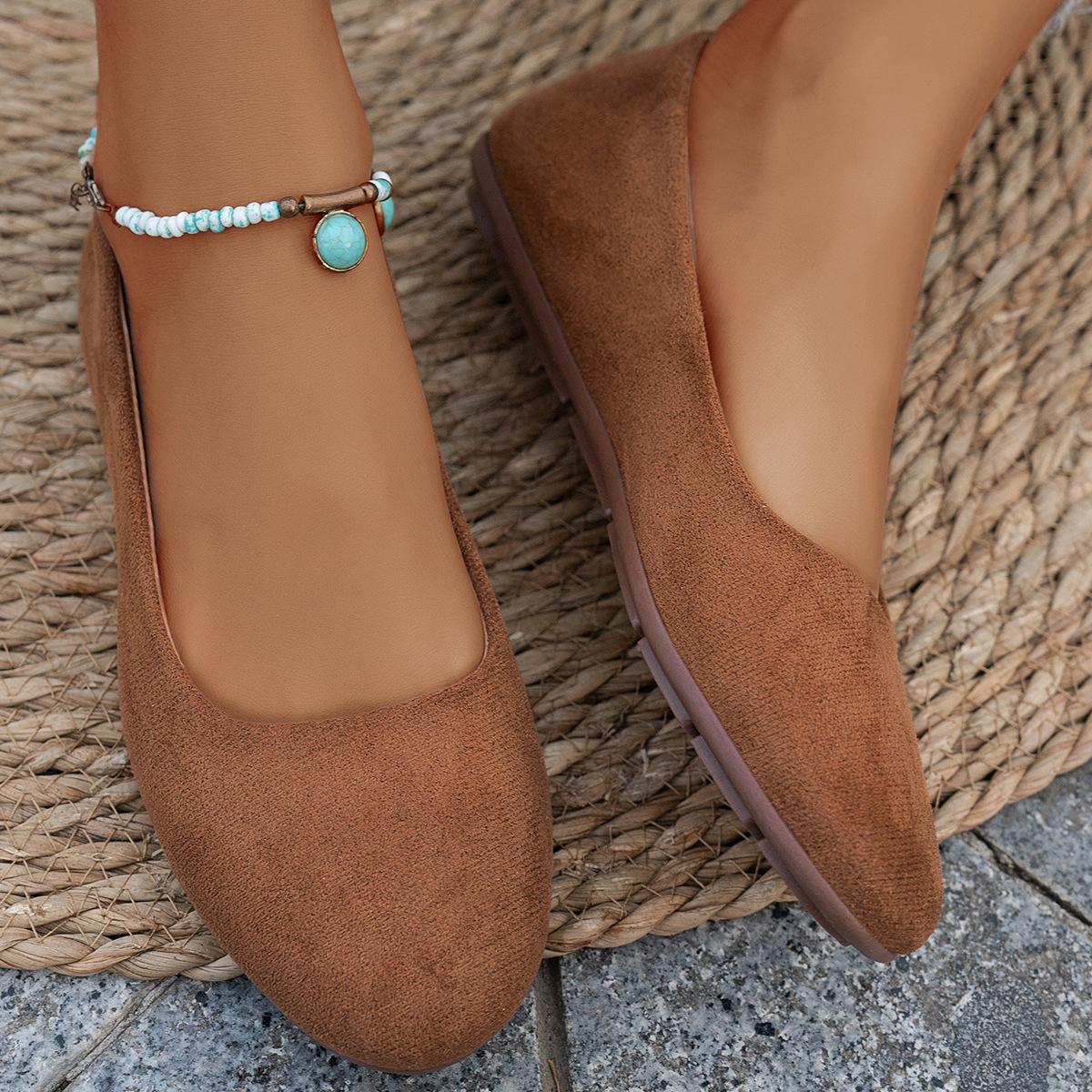 

Women s Wide Width Driving Moccasins - Round Toe Soft Sole Slip-On Flats for Fall, Casual Loafers for Outdoor Wear 36