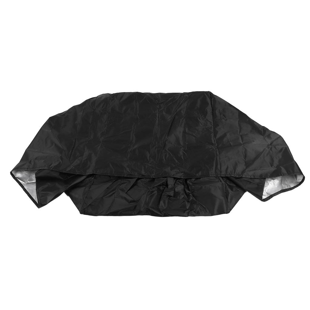 Poolheizungsabdeckung, silberbeschichtetes 420D Oxford, wasser- und staubdichte Winterabdeckung für Schwimmbäder und Wärmepumpen