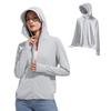 Rash Guard Long UV Rash Guard Cool To the Removable Sun Protection UV Outdoor [DMFU] Women's Hoodie, Sleeve, Protection, Hoodie, Touch, UPF50+,