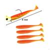 Fishing Baits Artificial Silicone Portable Hard Lures with Sharp Hook for