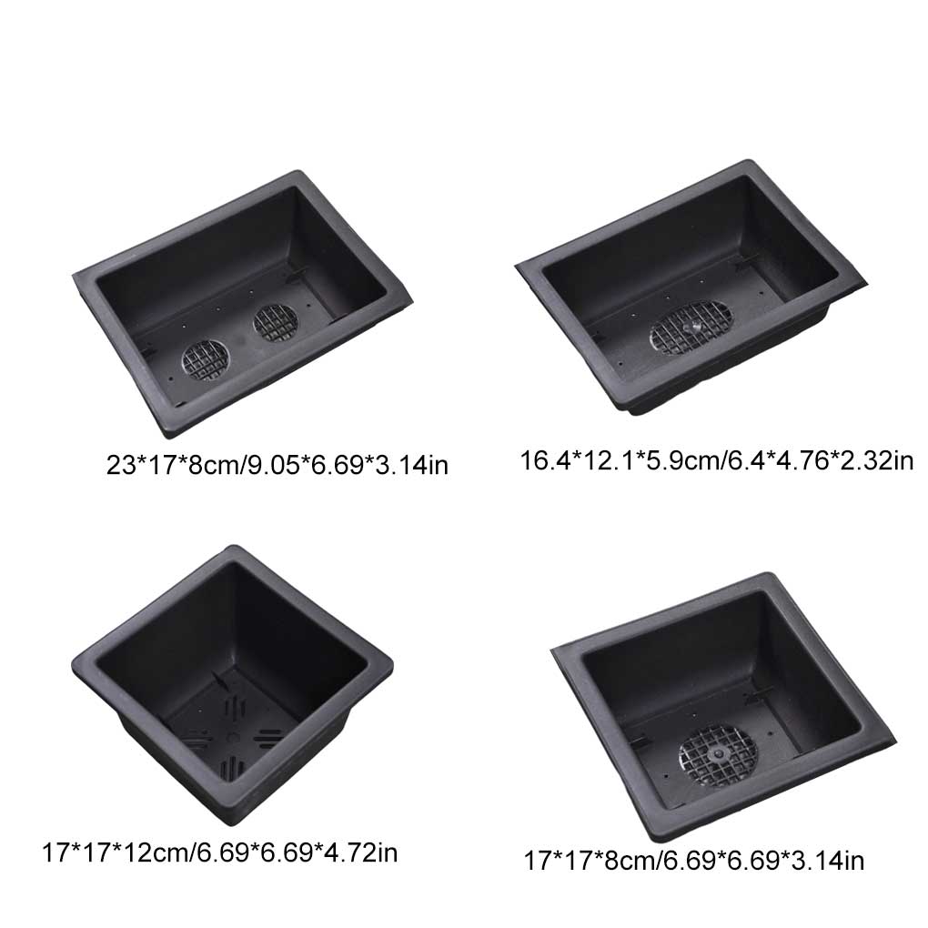 Gärtnertopf Professioneller Sukkulentenhalter Zuhause Innen Außen Pflanzgefäße Gartenzubehör mit Drainagedesign