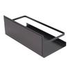 2Pcs Magnetic Spice Rack Space Saving Iron Fridge Shelf with 4 Removable Hooks for Spices Bottle Olive Oil Storage