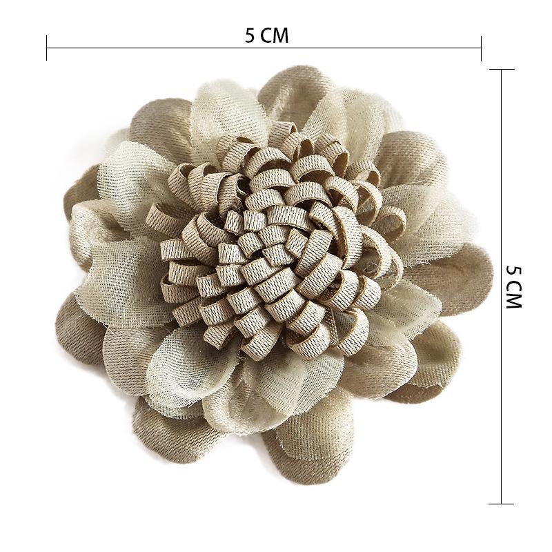 Handgjorda DIY Läderblomma Accessoarer för Hår och Kläder