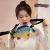 Cartoon Simulation Fish Plush Toy Bag Plush Fish Plush Crossbody Bag  Kids Toy