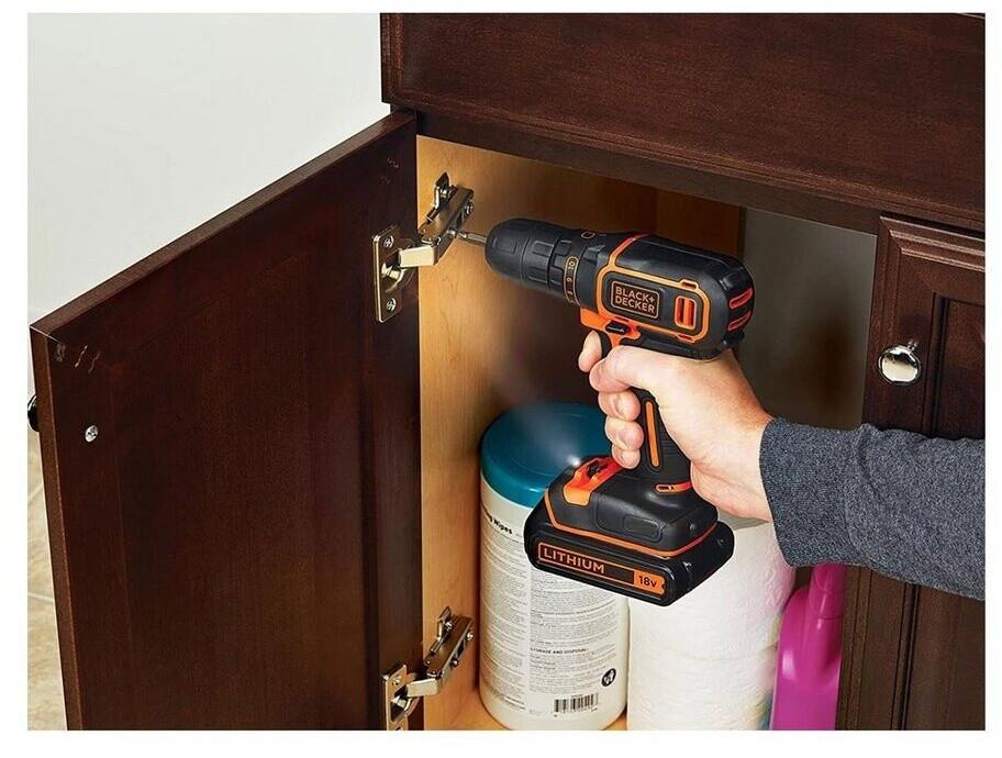 Дрель-шуруповёрт Black & Decker BDC718AS2O 18V 1,5Ah, 2 Akkus, 2 Geschwindigkeiten (BDC718AS2O-QW)