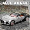 1/24 Scale Bugatti Atlantic Alloy Sports Model Car Diecasts Metal Toy Race Vehicles Simulation Sound Light Collectible Childrens Gifts