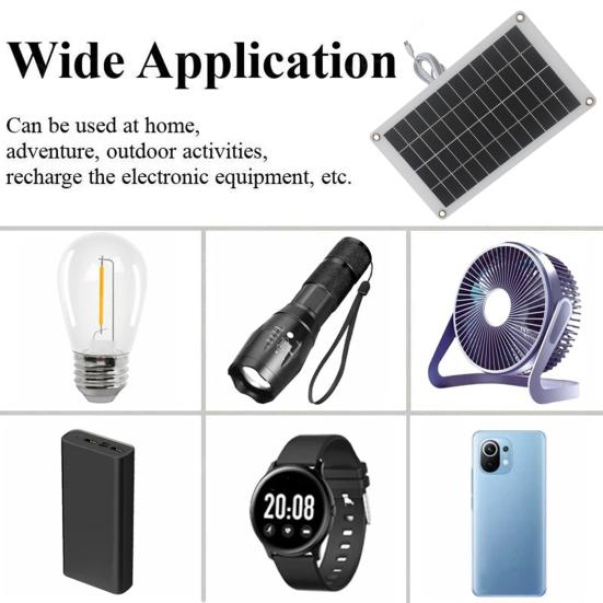 Solar Panel High Conversion Efficiency Automatic Charging Easy Installation 12V 10W High-Power