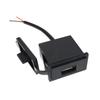 12V/24V Jednoduchá USB zásuvka nabíječky do auta 5V 2,4A Napájecí adaptér Čtvercový tvar Vodotěsná Pro motocykl RV Loď