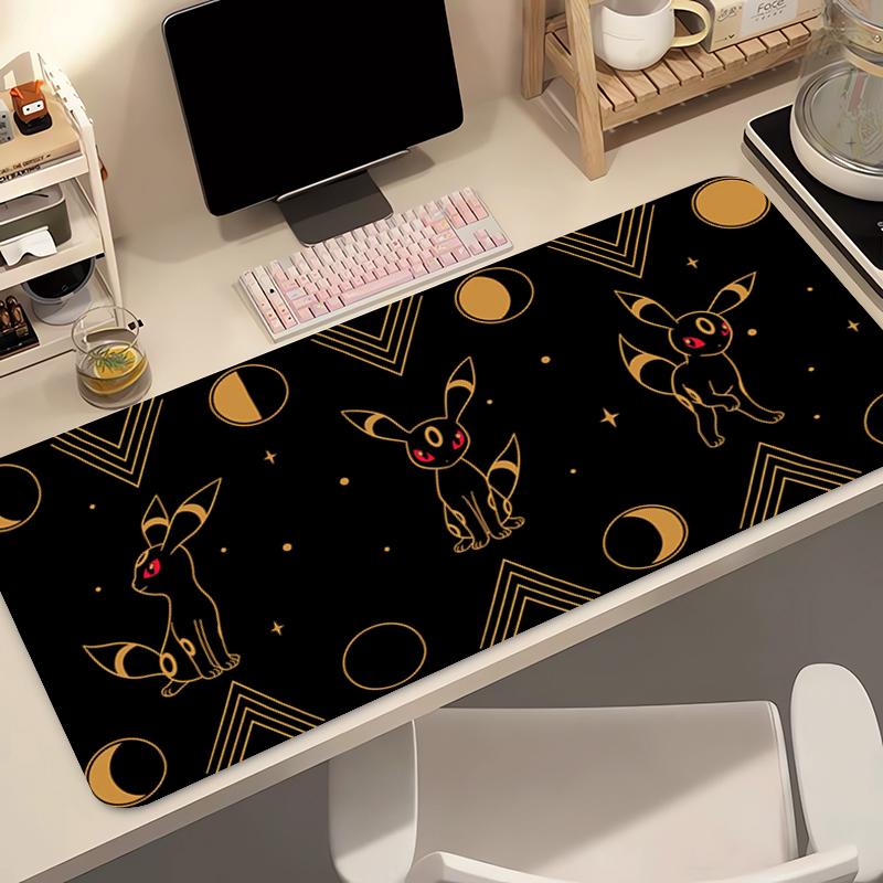Anime Mouse Pad xcm Pokemon Gaming Accessories Gabinete Gamer PC Computer Desk Mat Non Slip Keyboard Pad Tablet Big Mousepad