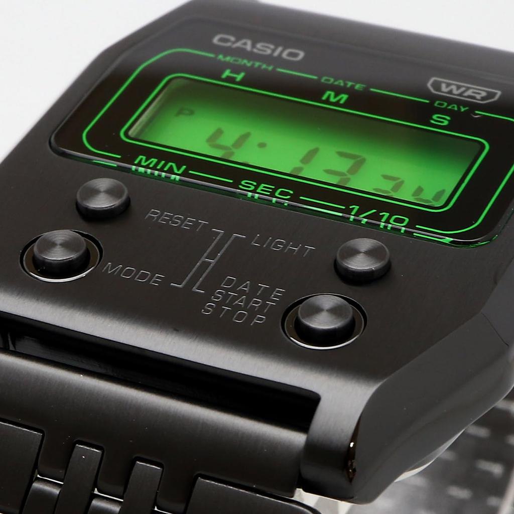 CASIO Casio Standard Cheap Casio Watch, Unisex, Men's and Women's, Digital, Black, A1100B-1 [Parallel Import]