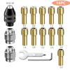 Keyless Design Drill Bit Adapter Kit 0.8-3mm Shank Three-Jaw Chuck Set  Home Repairs
