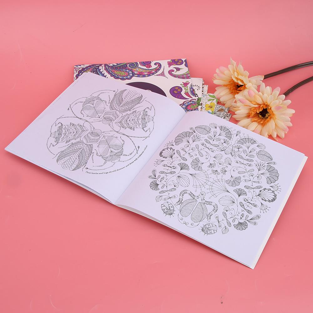 Angielskie wydanie Magic Forest Painting Drawing Coloring Book dla dzieci Kids Release Stress