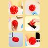 9CM 3D Suction Cup Ball Anxiety Stress Relief TPR Sticky Ball Toss