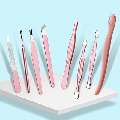 18-teiliges professionelles Pediküre- und Maniküre-Werkzeugset, Nagelknipser-Set mit Akne-Nagelfeile