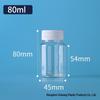In Stock 30ml Transparent Wide-Mouth PET Plastic Bottle for Liquids or Solids
