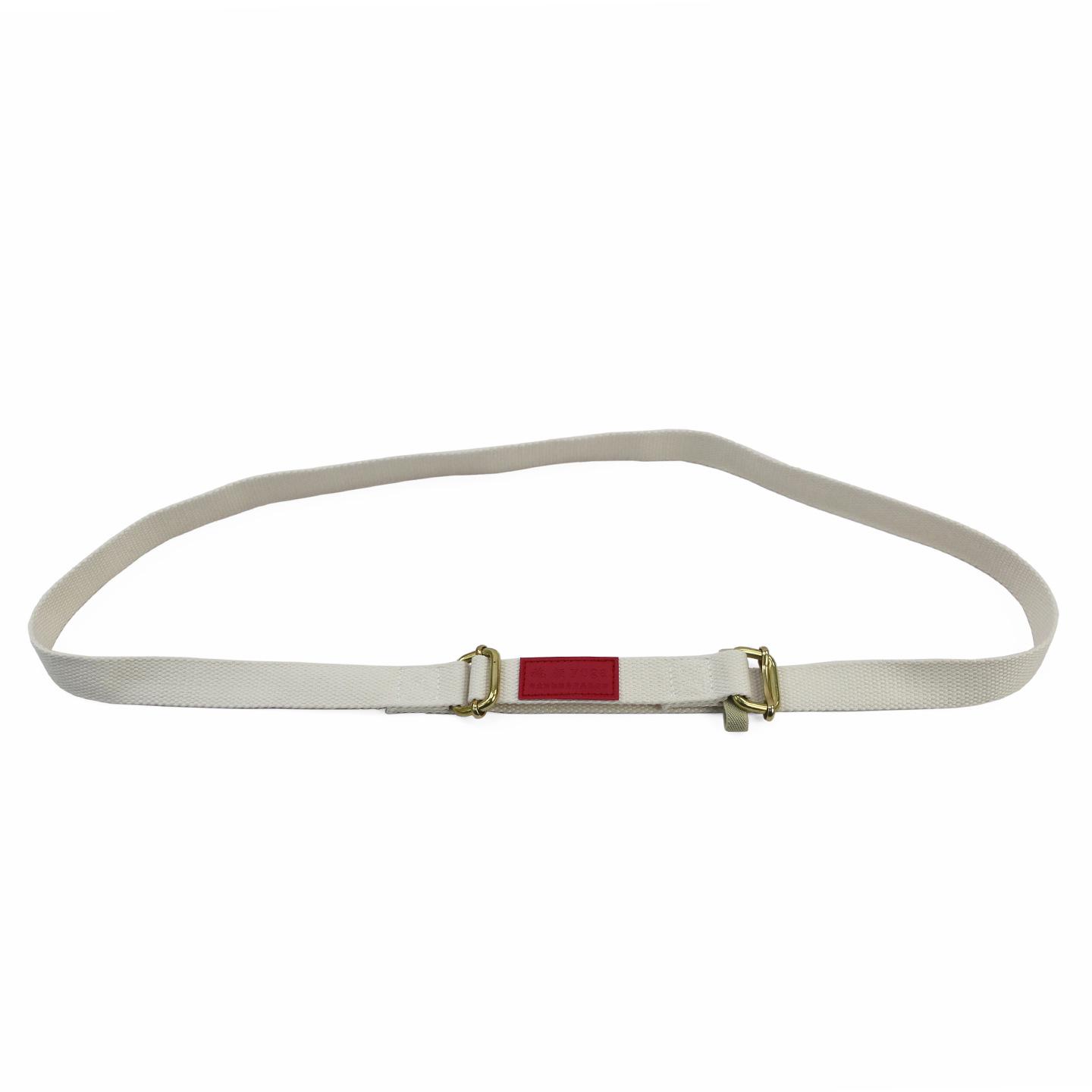 Shi Yan Yoga Stretch Strap with Double Head Buckle - 1.2m Iyengar System Strap грязно-белый