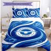 Brighton & Hove Albion Football Printed 3 Pieces Bedding Set, Comfortable Skin Friendly Bedroom Duvet Cover Set