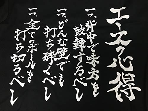 Haikyuu Kageyama Tobio Hinata Shoyo Nishinoya Yuu T-shirt Aces Mind Fly Costume Short Sleeve Shirt Summer Daily (Aces B (Black) S)