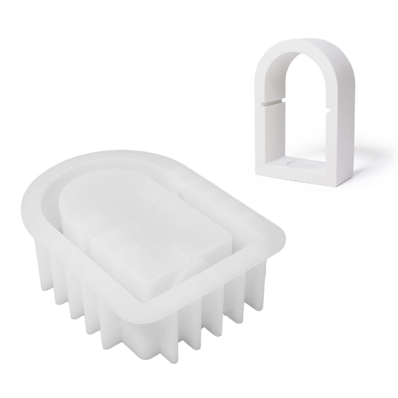 

3D Форма для подсвечника Форма для подсвечника для рукоделия Подсвечник Смола Ремесло Украшение Домашний декор 3