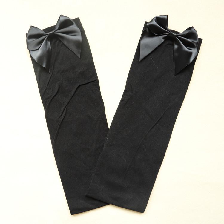 Sexy Women'S Hosiery Pink Bow Stay Up Thigh High Silk Stockings Hose.Ladies Sweet Bow Stockings Pantyhose Students Stockings