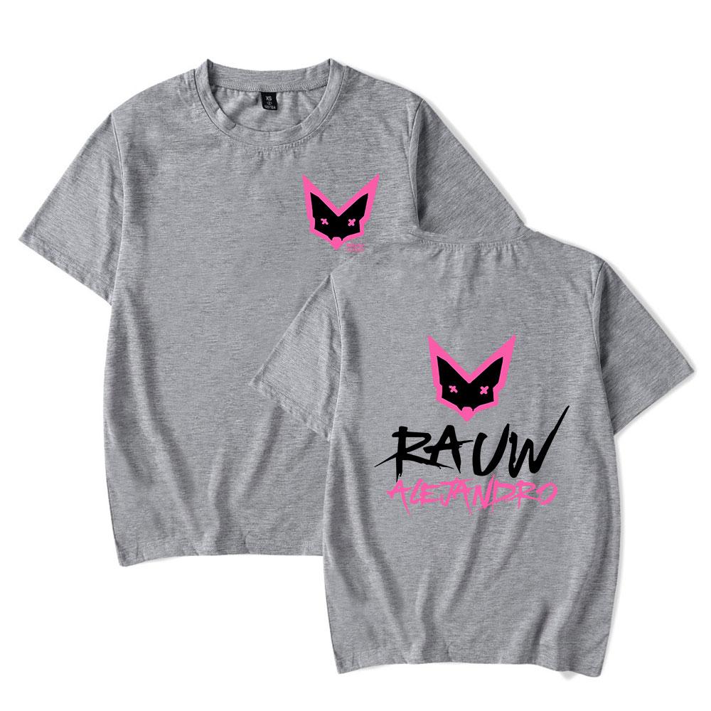Summer Funny Rauw Alejandro Letter T Shirt Cool Women Men's Tshirt O Neck Casual Unisex Streetwear Fashion Kids Tee
