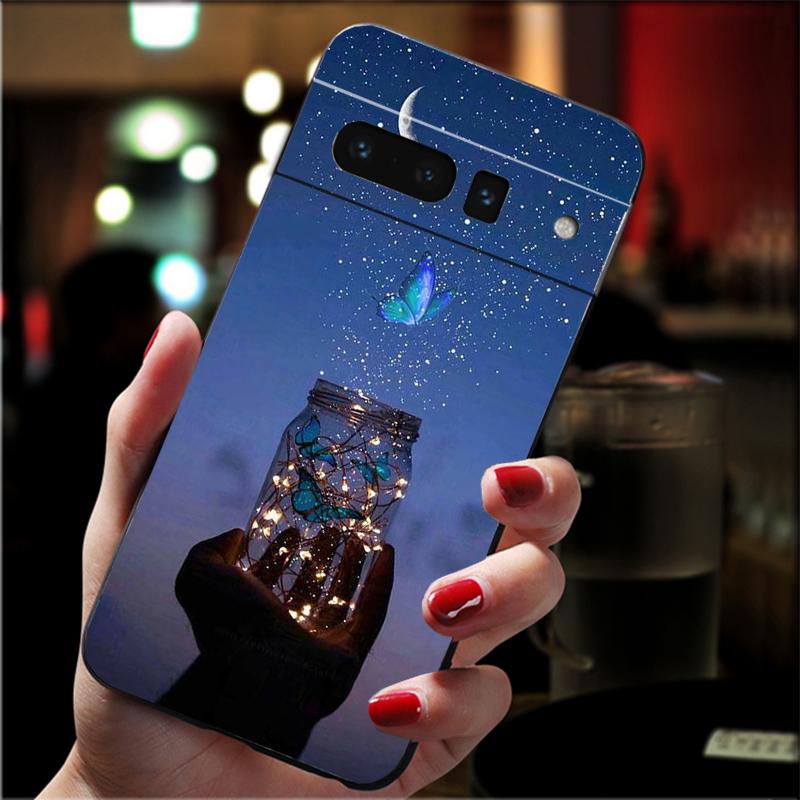 Phone Case For Google Pixel 10 9 Pro XL 9A 8 7 6 Pro Pixel 8A 7A 6A Pixel 8 7 6 5 Colorful Butterfly Flower